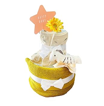 ご出産祝い　ここまゆの　おむつケーキ　タオルケーキ　ベビーギフト ご出産祝い ここまゆの おむつケーキ タオルケーキ ベビーギフト